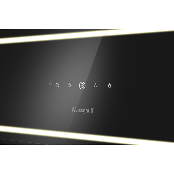 Вытяжка Weissgauff Quadra 600 Touch Black Glass