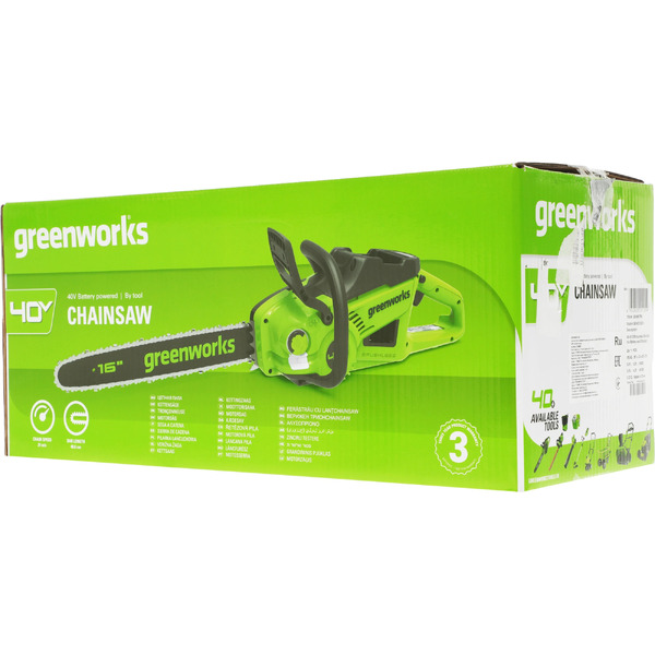 Аккумуляторная пила Greenworks GD40CS20X 2008807 (без АКБ и ЗУ)