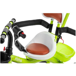 Трехколесный велосипед с ручкой NINO K98 (зеленый)