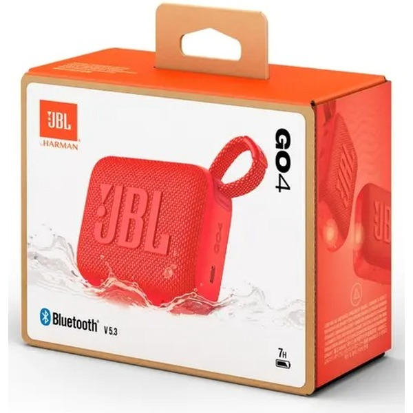 Беспроводная колонка JBL Go 4 красный