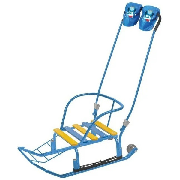 Санки Ника Тимка 3К с рукавичками Т3КР/Г (голубой)