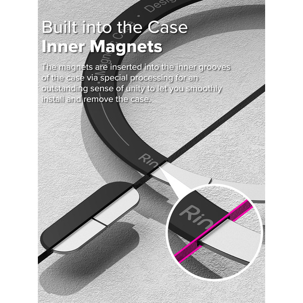 Чехол Ringke FUSION BOLD MAGNETIC для Galaxy S25 Ultra BLACK