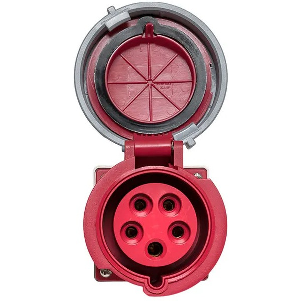 Розетка стационарная наружная EKF 1252 3Р+РЕ+N 32А 380В IP67 PROxima