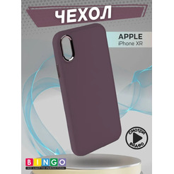 Бампер Bingo Metal для APPLE iPhone XR Бордовый