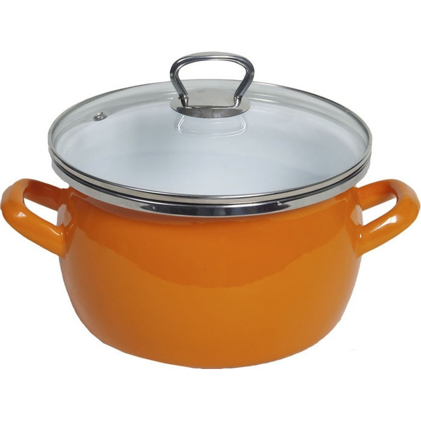 Кастрюля Сантэкс 1-2440111 (оранжевый)