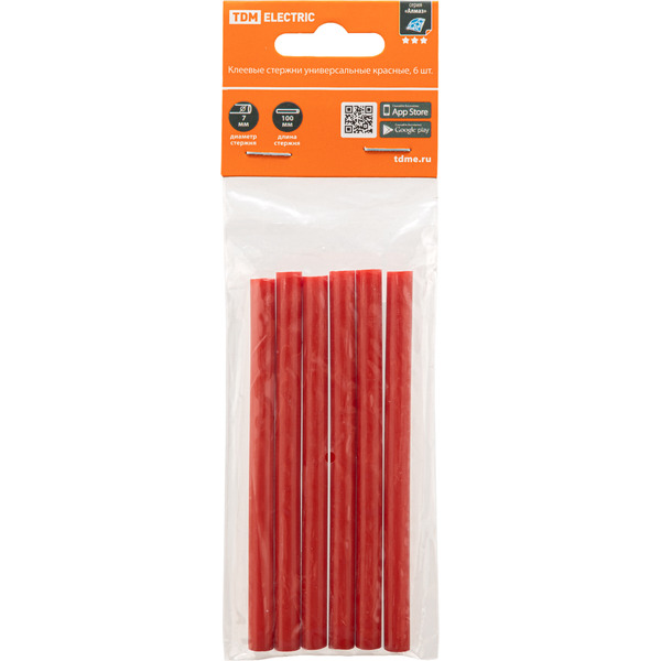 Клеевые стержни TDM Electric SQ1024-0504 (6 шт)