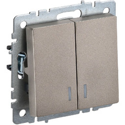 Выключатель IEK Brite ВС10-2-1-БрШ