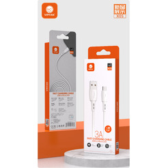 Кабель VIPFAN X05 USB-MicroUSB 3A 1 м (белый)