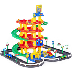 Паркинг Полесье Паркинг 5-уровневый с дорогой и автомобилями 38104