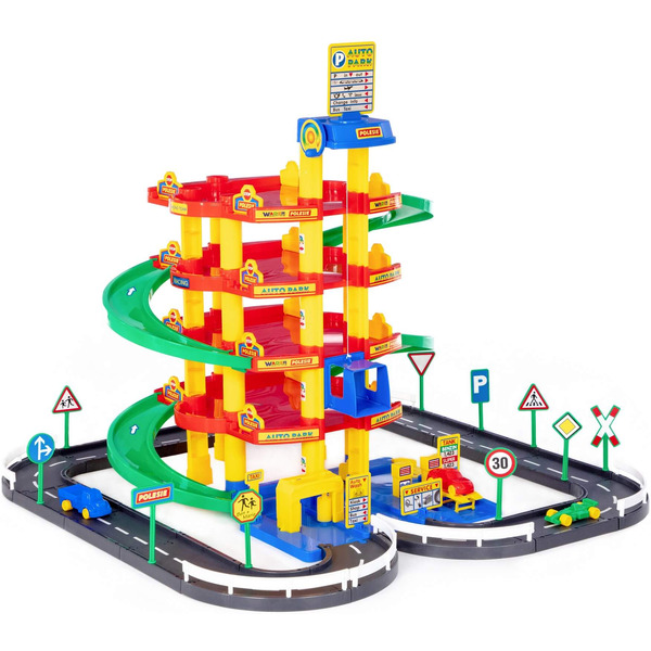 Паркинг Полесье Паркинг 5-уровневый с дорогой и автомобилями 38104