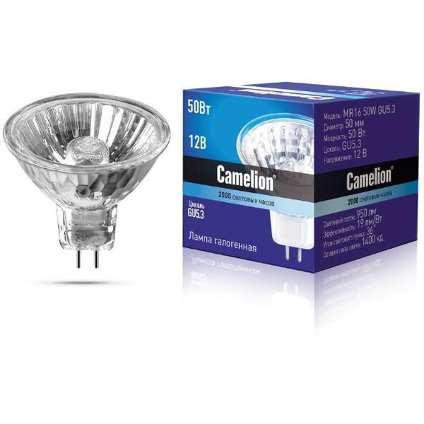 Лампочка  Camelion MR16 50W GU5.3