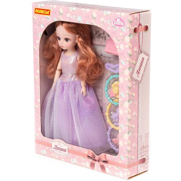 Кукла Полесье Даша в бальном платье + аксессуары (8 элементов) (в коробке №2) 2932