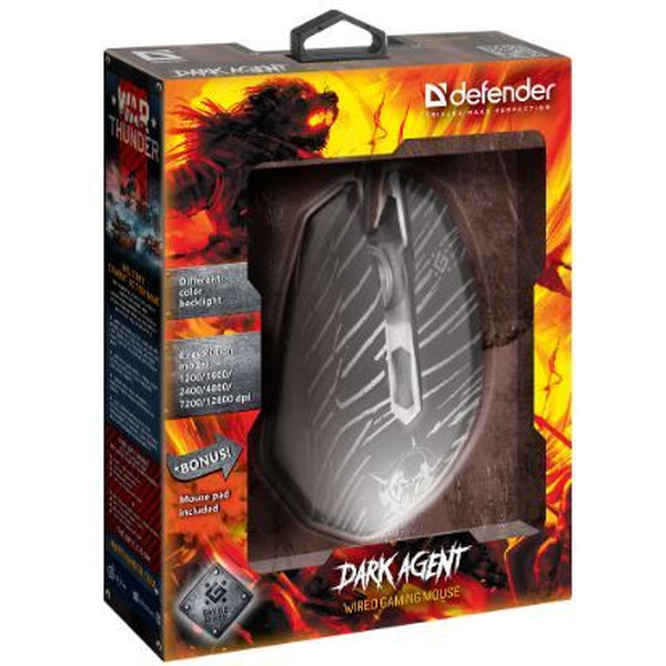 Игровая мышь Defender Dark Agent GM-590L