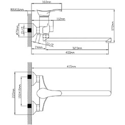 Смеситель AV Engineering AVCON7-A272-200