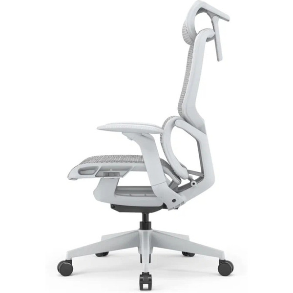 Кресло компьютерное SitZone E-JX-002А сетка, белый, крестов. пластик