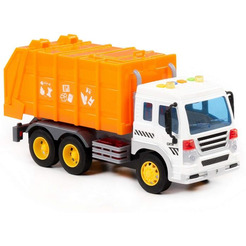 Автомобиль коммунальный инерционный Полесье Сити 86426 (оранжевый)