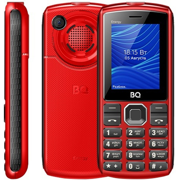 Телефон BQ BQ-2452 Energy (красный/черный)