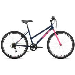 Велосипед Forward Altair MTB HT Low 26 2022 / RBK22AL26118 (15, темно-синий/розовый)