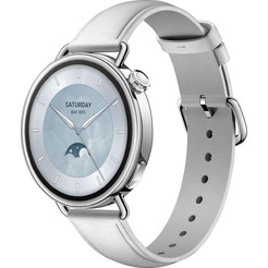 Смарт-часы Xiaomi Watch S4 41mm Leather Strap White (BHR07VUGL/M2502W1)