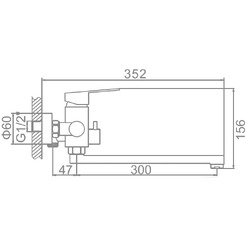 Смеситель Ledeme L72203