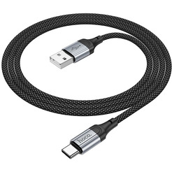Кабель Hoco X102 USB Type-A - USB Type-C (1 м, черный)