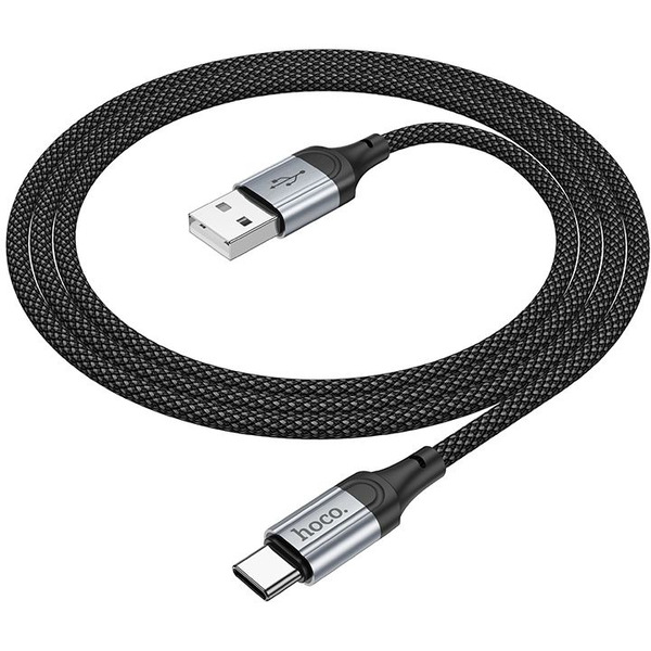 Кабель Hoco X102 USB Type-A - USB Type-C (1 м, черный)