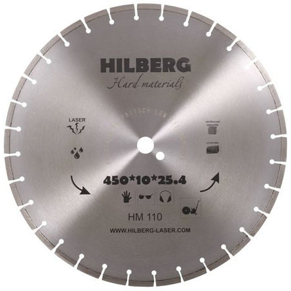 Алмазный диск Hilberg HM110 450*25,4*12