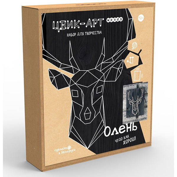 Набор для творчества Woody Цвик-арт Олень 02383