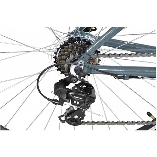 Велосипед Stark Terros 2023 28.2 V р.20 (HQ-0010100) серый/черный/оранжевый