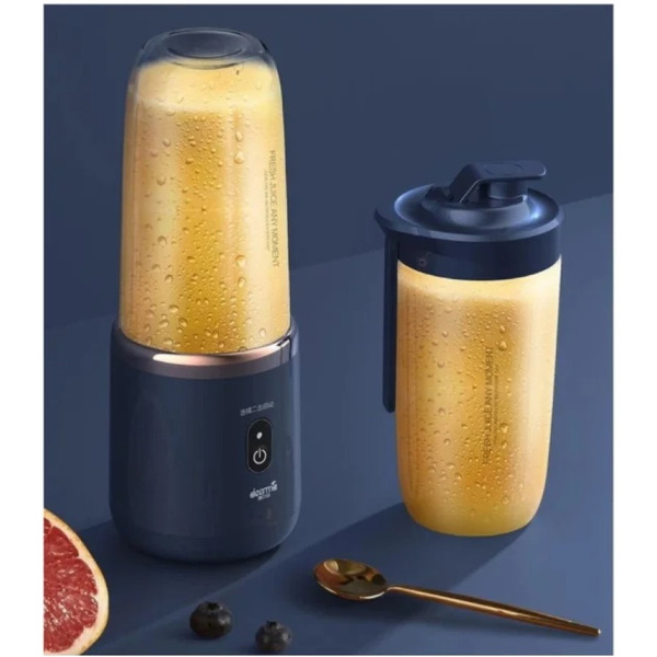 Портативный блендер Deerma DEM-NU06 (синий)