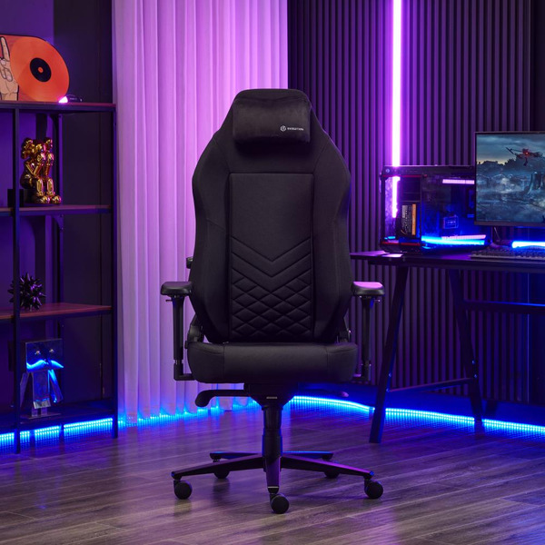 Игровое кресло EVOLUTION TITAN FABRIC Black