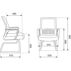 Офисный стул Бюрократ MC-209 (черный)