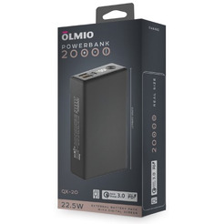 Внешний аккумулятор Olmio QX-20 20000mAh (графит)