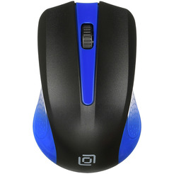 Мышь Oklick 485MW (черный/синий)