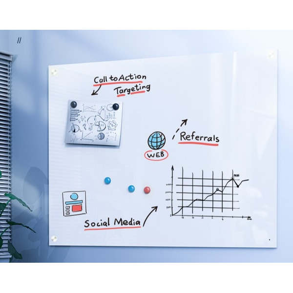 Доска стеклянная Deli 50045