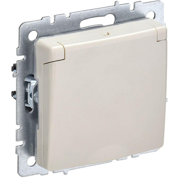 Розетка IEK Brite РСбш10-3-44-БрКр