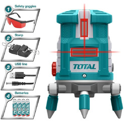 Уровень лазерный самовыравнивающийся TOTAL TLL306505