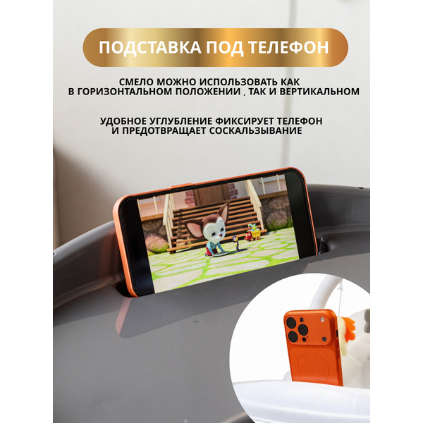 Стульчик для кормления 4в1 VipBaby POLLY GRAPHITE