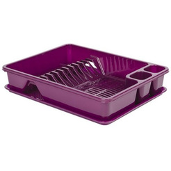 Сушилка для посуды с поддоном Drina 10168 (фиолетовый)
