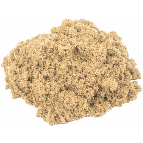 Кинетический песок BRAUBERG 665480 (песочный, 3000 г, 3 формочки, лопатка, грабли, ведро)