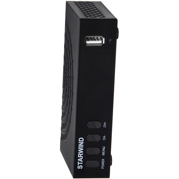 Ресивер DVB-T2 Starwind CT-220 (черный)