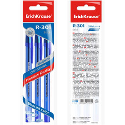 Набор гелевых ручек Erich Krause Gel Stick Original R-301 42723 (3 шт)