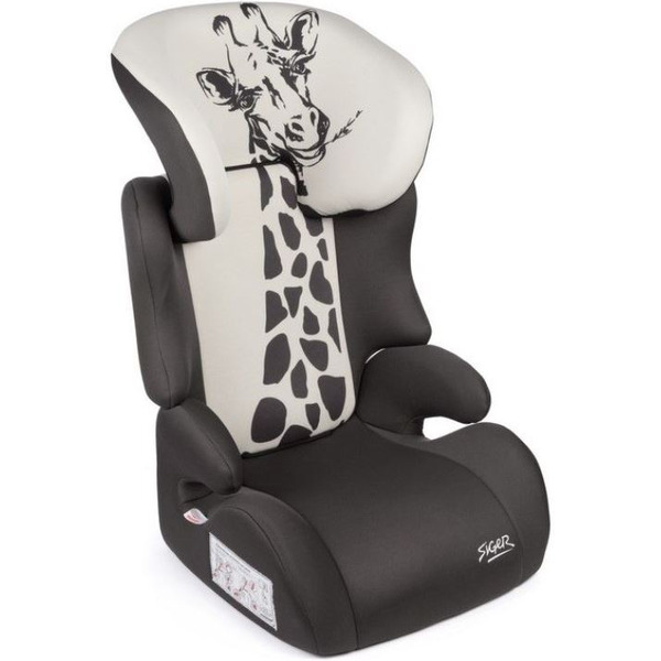 Детское автокресло Siger Смарт Animals Жираф (серый/бежевый)