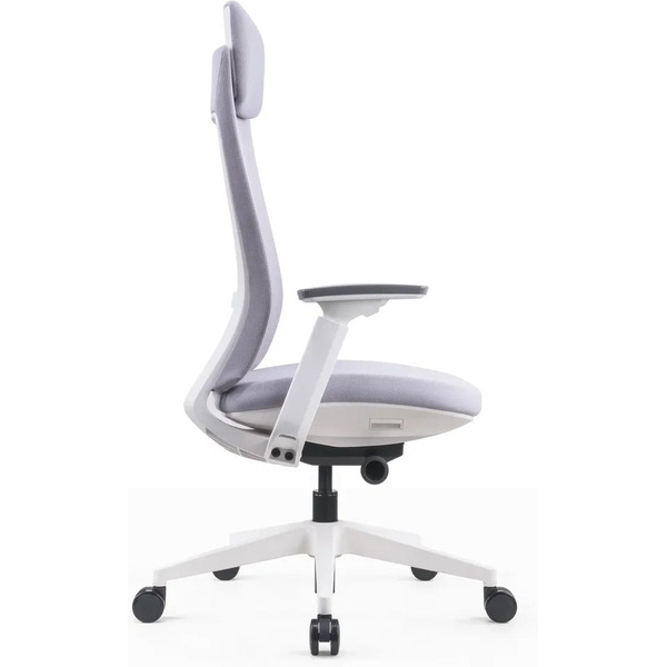 Кресло компьютерное SitZone E-VL002A-BS сетка/ткань, серый, крестов. пластик