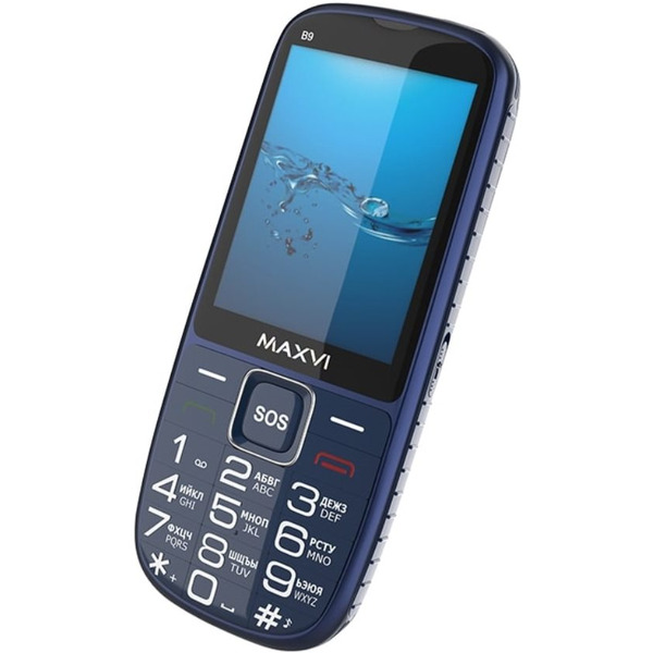 Мобильный телефон Maxvi B9 (синий)