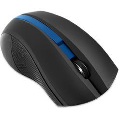Мышь Oklick 615MW (черный/синий)
