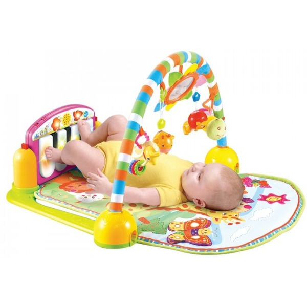 Развивающий коврик LORELLI Пианино (розовый)