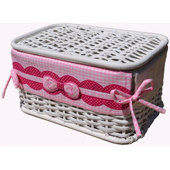 Корзина плетеная с крышкой FIL-SCAN 01-081/S