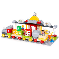 Конструктор Полесье Макси. Железнодорожный вокзал 94746