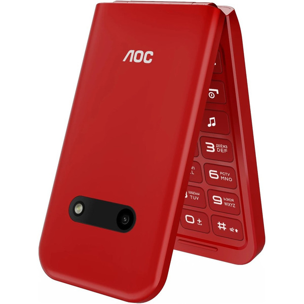 Кнопочный телефон AOC A285 (красный)